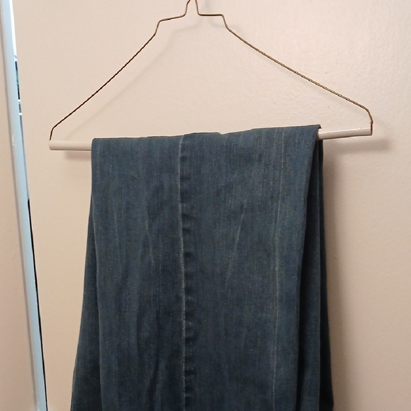 GAP Dark Blue Wide-Leg Jeans - Picture 2 of 6